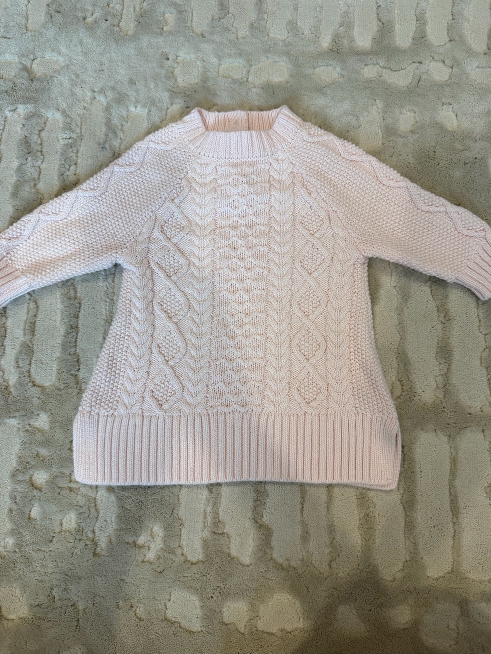 Baby Gap Pink Cable Knit Sweater